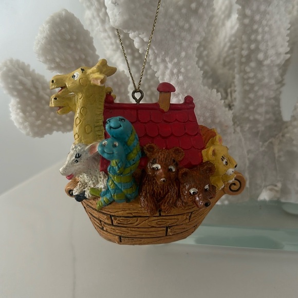 Kurt S.Adler Noah "two by Two" Christmas ornament. resin 3.5". - Picture 1 of 5